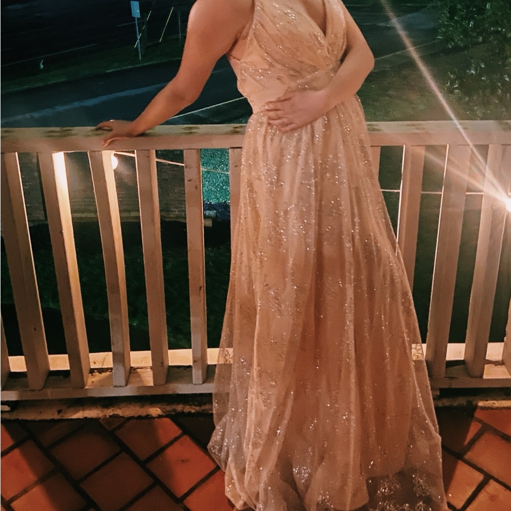 Windsor Pink Sparkling Prom Dress - Size Small Medium - Worn 2 times